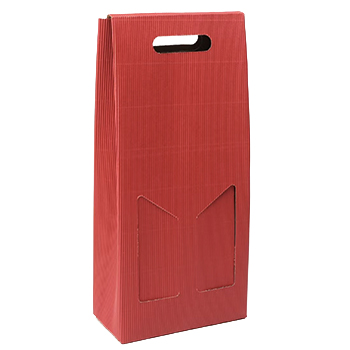 Two Bottle Fluted Gift Box